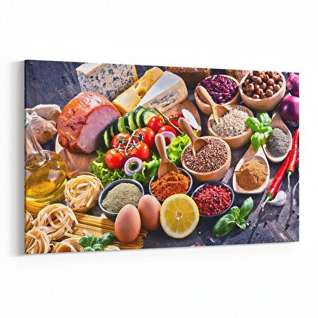 Olla 14989Y Gıda Görseli Yatay Kanvas Tablo (Ölçü: 150X100)
