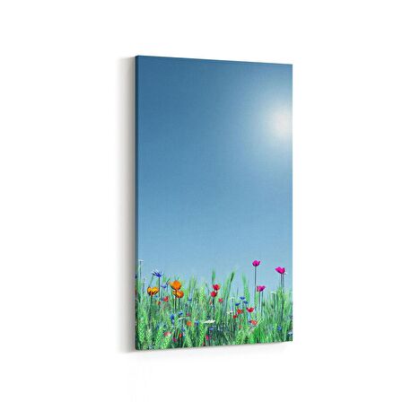Olla 13397DD Doğa / Manzara Görseli Dikey Dar Kanvas Tablo (Ölçü: 40X80)