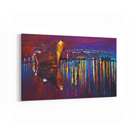 Olla 17755Y Yağlı Boya Görseli Yatay Kanvas Tablo (Ölçü: 70X50)