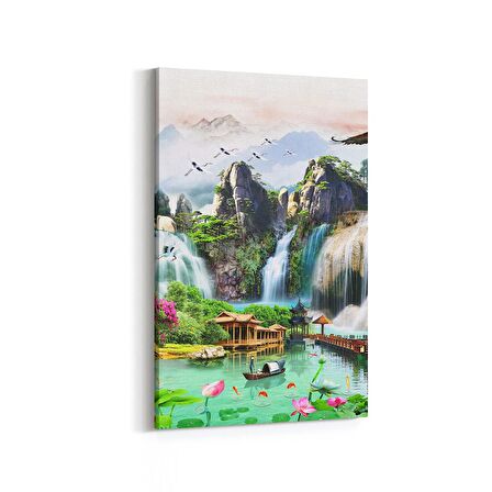 Olla 13574D Doğa / Manzara Görseli Dikey Kanvas Tablo (Ölçü: 100X150)
