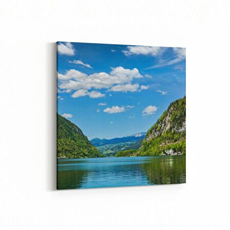 Olla 13683K Doğa / Manzara Görseli Kare Kanvas Tablo (Ölçü: 100X100)