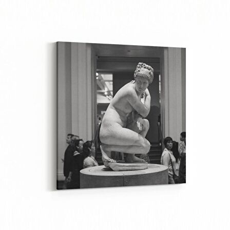 Olla 16255K Heykel / Sanat Görseli Kare Kanvas Tablo (Ölçü: 25X25)