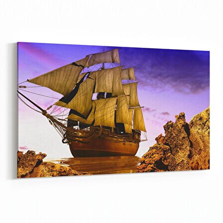 Olla 12302Y Araç Görseli Yatay Kanvas Tablo (Ölçü: 90X60)