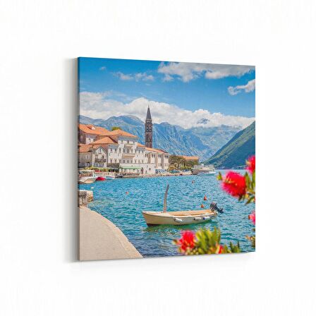 Olla 17961K Yapı Görseli Kare Kanvas Tablo (Ölçü: 25X25)