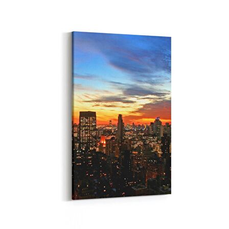 Olla 18907D Yapı Görseli Dikey Kanvas Tablo (Ölçü: 100X150)