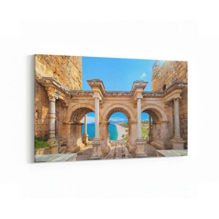 Olla 18833Y Yapı Görseli Yatay Kanvas Tablo (Ölçü: 90X60)