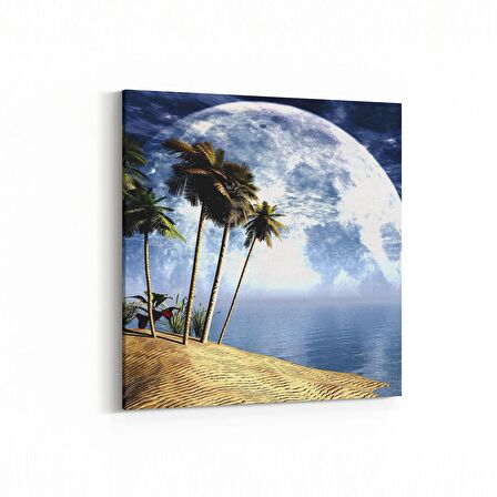 Olla 13392K Doğa / Manzara Görseli Kare Kanvas Tablo (Ölçü: 30X30)