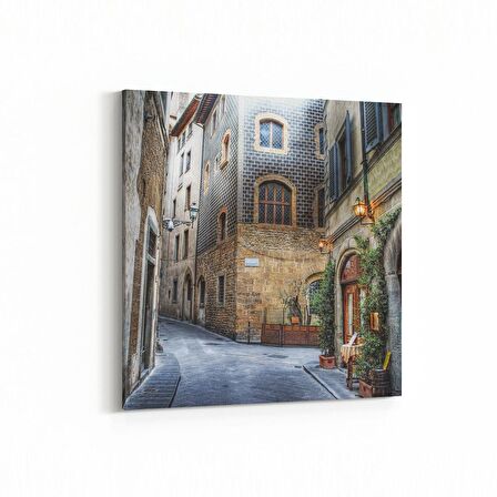 Olla 18478K Yapı Görseli Kare Kanvas Tablo (Ölçü: 25X25)