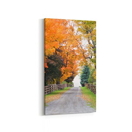 Olla 13293DD Doğa / Manzara Görseli Dikey Dar Kanvas Tablo (Ölçü: 40X80)