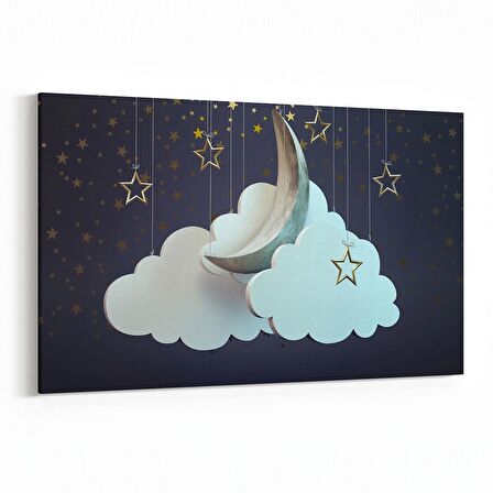 Olla 12818Y Çocuk Odası Görseli Yatay Kanvas Tablo (Ölçü: 150X100)