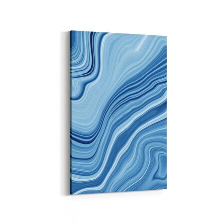 Olla 16653D Mermer Desen Görsel Dikey Kanvas Tablo (Ölçü: 60X90)