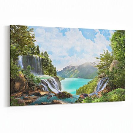 Olla 13764Y Doğa / Manzara Görseli Yatay Kanvas Tablo (Ölçü: 45X30)