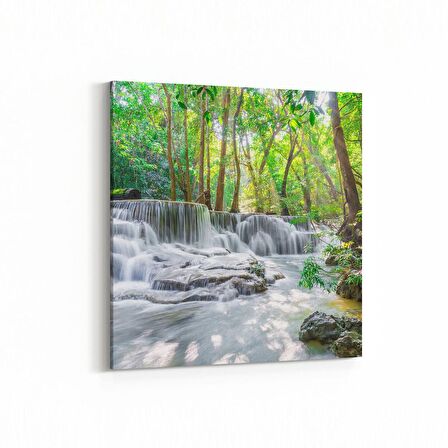 Olla 14485K Doğa / Manzara Görseli Kare Kanvas Tablo (Ölçü: 30X30)