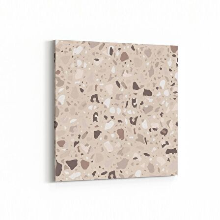 Olla 17369K Taş / Tuğla Görseli Kare Kanvas Tablo (Ölçü: 25X25)