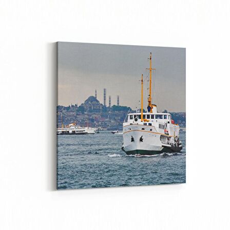 Olla 18988K Yapı Görseli Kare Kanvas Tablo (Ölçü: 25X25)