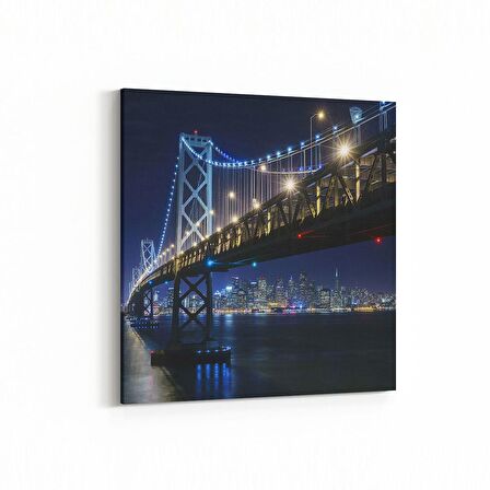 Olla 18634K Yapı Görseli Kare Kanvas Tablo (Ölçü: 25X25)