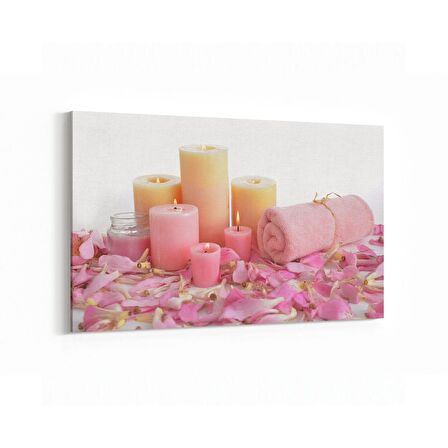 Olla 17107Y Spa / Masaj Görseli Yatay Kanvas Tablo (Ölçü: 150X100)