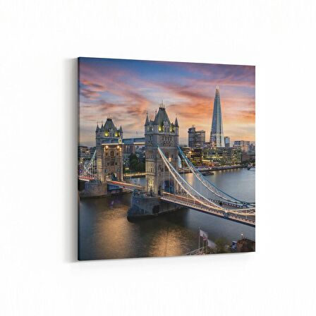 Olla 18131K Yapı Görseli Kare Kanvas Tablo (Ölçü: 100X100)