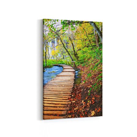 Olla 14165D Doğa / Manzara Görseli Dikey Kanvas Tablo (Ölçü: 100X150)