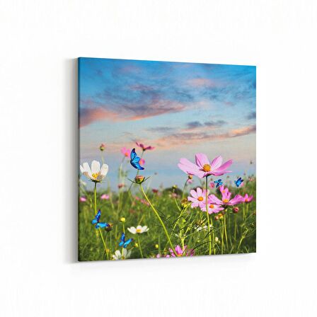 Olla 13242K Doğa / Manzara Görseli Kare Kanvas Tablo (Ölçü: 30X30)