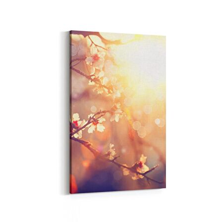 Olla 10737D Ağaç Görseli Dikey Kanvas Tablo (Ölçü: 20X30)