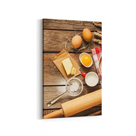 Olla 15118D Gıda Görseli Dikey Kanvas Tablo (Ölçü: 70X105)