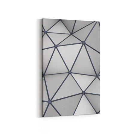 Olla 10163D Abstract Görsel Dikey Kanvas Tablo (Ölçü: 100X150)