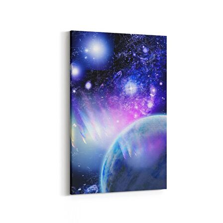 Olla 17648D Uzay Görseli Dikey Kanvas Tablo (Ölçü: 100X150)