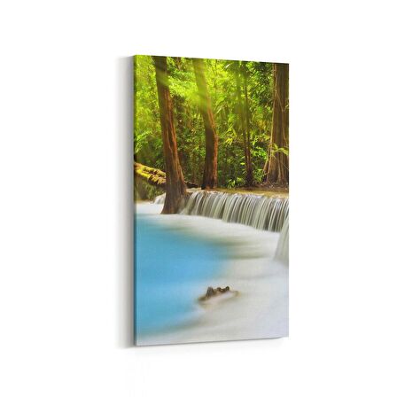 Olla 13363DD Doğa / Manzara Görseli Dikey Dar Kanvas Tablo (Ölçü: 40X80)