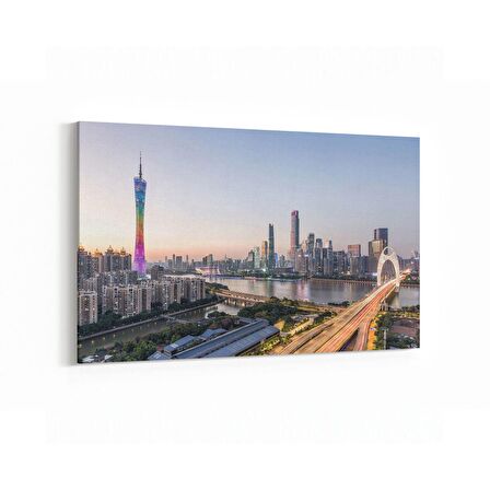 Olla 18762Y Yapı Görseli Yatay Kanvas Tablo (Ölçü: 90X60)