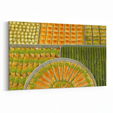 Olla 15191Y Gıda Görseli Yatay Kanvas Tablo (Ölçü: 150X100)