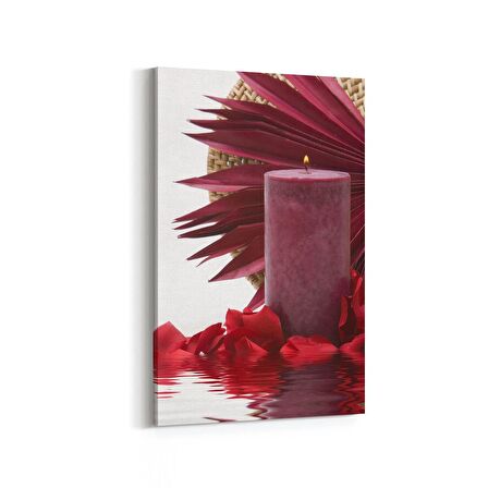 Olla 17083D Spa / Masaj Görseli Dikey Kanvas Tablo (Ölçü: 60X90)