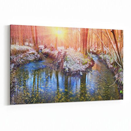 Olla 13823Y Doğa / Manzara Görseli Yatay Kanvas Tablo (Ölçü: 90X60)
