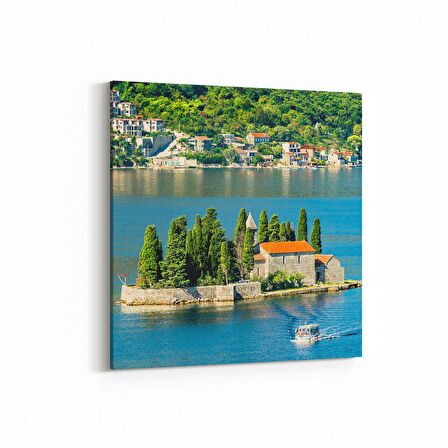 Olla 18045K Yapı Görseli Kare Kanvas Tablo (Ölçü: 100X100)