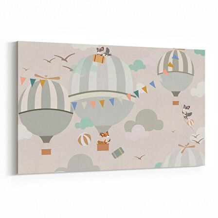 Olla 12705Y Çocuk Odası Görseli Yatay Kanvas Tablo (Ölçü: 30X20)