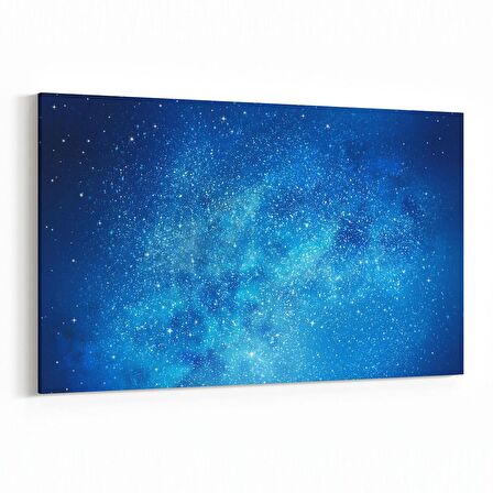 Olla 14766Y Gece Gökyüzü Görseli Yatay Kanvas Tablo (Ölçü: 150X100)