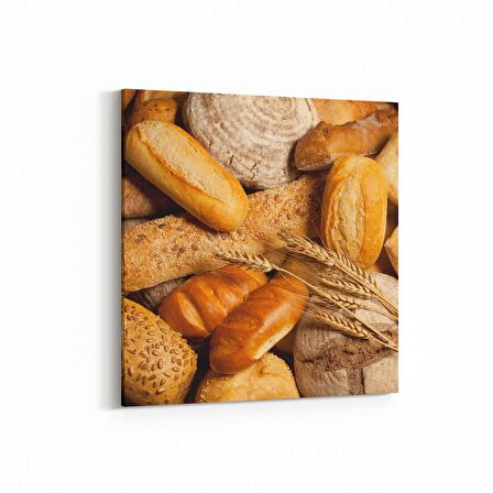 Olla 15298K Gıda Görseli Kare Kanvas Tablo (Ölçü: 25X25)