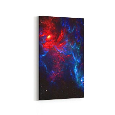 Olla 10306DD Abstract Görsel Dikey Dar Kanvas Tablo (Ölçü: 40X80)