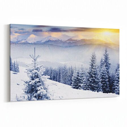 Olla 16125Y Günbatımı Görseli Yatay Kanvas Tablo (Ölçü: 120X80)