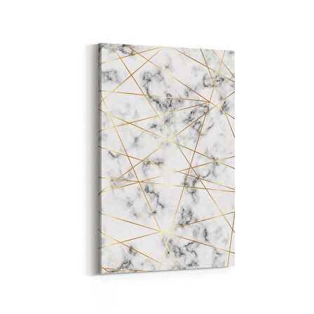 Olla 16728D Mermer Desen Görsel Dikey Kanvas Tablo (Ölçü: 100X150)