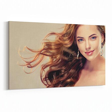 Olla 16897Y Model / Manken Görseli Yatay Kanvas Tablo (Ölçü: 30X20)