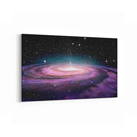 Olla 17652Y Uzay Görseli Yatay Kanvas Tablo (Ölçü: 90X60)