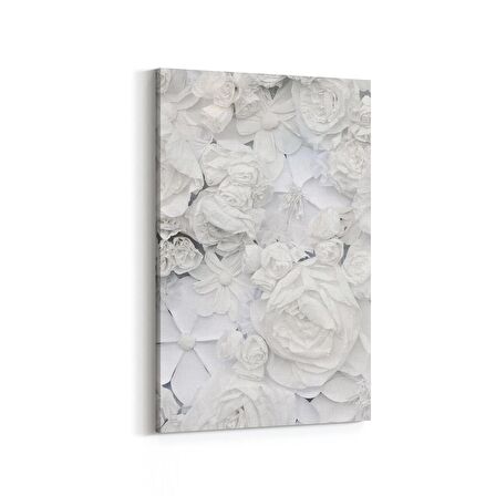 Olla 11588D Çiçek Görseli Dikey Kanvas Tablo (Ölçü: 100X150)