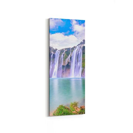 Olla 14274DI Doğa / Manzara Görseli Dikey İnce Kanvas Tablo (Ölçü: 40X120)