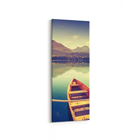 Olla 13709DI Doğa / Manzara Görseli Dikey İnce Kanvas Tablo (Ölçü: 40X120)