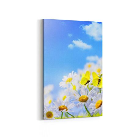 Olla 11677D Orkide Çiçek Görseli Dikey Kanvas Tablo (Ölçü: 60X90)