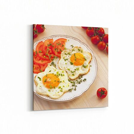 Olla 15106K Gıda Görseli Kare Kanvas Tablo (Ölçü: 25X25)