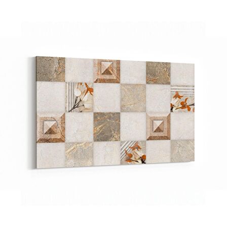 Olla 17435Y Taş / Tuğla Görseli Yatay Kanvas Tablo (Ölçü: 150X100)