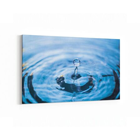 Olla 17272Y Su / Damla Görseli Yatay Kanvas Tablo (Ölçü: 90X60)