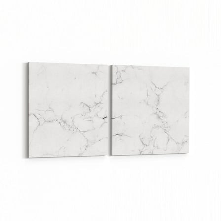 Olla 16701K2Y Mermer Desen Görsel Kare 2'li Yatay Kanvas Tablo (Ölçü: 65X30)
